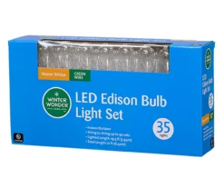 Warm White LED Edison Light Set, 35-Lights -Chic Furniture Store 810612851 A0 3