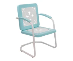 Northlight Retro Tulip Square Metal Patio Armchair -Chic Furniture Store 810612966 A0 1