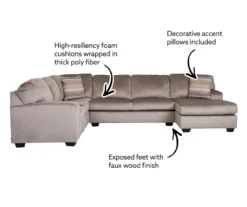Broyhill Keeler Graystone Sectional 12 Broyhill Keeler Graystone Sectional -Chic Furniture Store 810613218 810613219 810613220 X0 1 1
