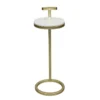 Marble & Metal Drink Side Table -Chic Furniture Store 810616678 A0 1