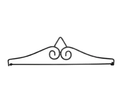 14.5" Black Metal Garden Flag Hanger