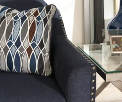 Creeal Heights Midnight Blue Loveseat -Chic Furniture Store 810616942 4