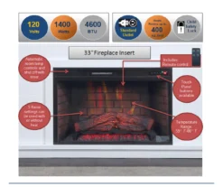 62" White Shiplap Grand Electric Fireplace 16 62" White Shiplap Grand Electric Fireplace -Chic Furniture Store 810617760 M7