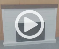 62" White Shiplap Grand Electric Fireplace 13 62" White Shiplap Grand Electric Fireplace -Chic Furniture Store 810617760 V0 1