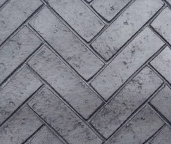 48" Faux Herringbone Mantel Electric Fireplace -Chic Furniture Store 810617761 A8 1