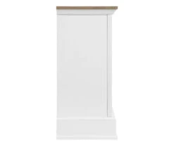 60" White 2-Door Electric Fireplace Console -Chic Furniture Store 810618088 A0 5