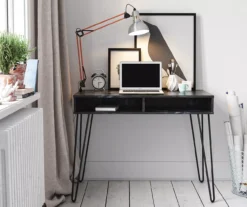 Novogratz Athena Faux Marble 2-Cubby Computer Desk -Chic Furniture Store 810618404 3