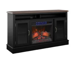 59.5" Black CoolGlow Electric Fireplace & Fan Console 19 59.5" Black CoolGlow Electric Fireplace & Fan Console -Chic Furniture Store 810620259 A0 4