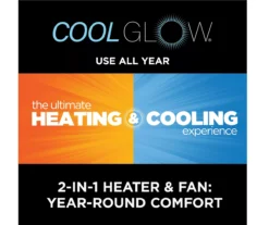 59.5" Black CoolGlow Electric Fireplace & Fan Console 21 59.5" Black CoolGlow Electric Fireplace & Fan Console -Chic Furniture Store 810620259 M7