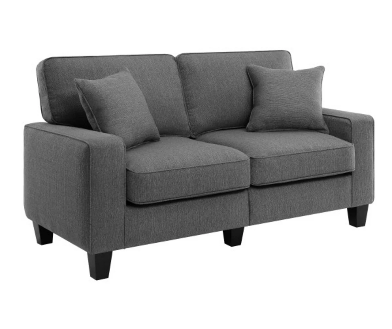 Palisades Dark Gray Loveseat 4 Palisades Dark Gray Loveseat - Image 2
