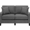 Palisades Dark Gray Loveseat -Chic Furniture Store 810659231 A0 6