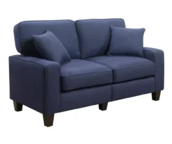 Palisades Navy Blue Loveseat -Chic Furniture Store 810659257 A0 1