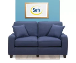 Palisades Navy Blue Loveseat -Chic Furniture Store 810659257 A0 2