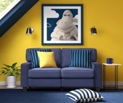 Palisades Navy Blue Loveseat -Chic Furniture Store 810659257 A0 4