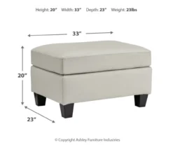 Signature Design By Ashley Genoa Leather Ottoman 20 Signature Design By Ashley Genoa Leather Ottoman -Chic Furniture Store 810697951 A8