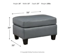 Signature Design By Ashley Genoa Leather Ottoman 25 Signature Design By Ashley Genoa Leather Ottoman -Chic Furniture Store 810697957 A8