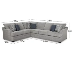 Broyhill Naples Living Room Sectional -Chic Furniture Store combo330002 2