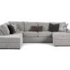 Broyhill Parkdale Silver Sectional -Chic Furniture Store combo400002