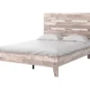 Signature Design By Ashley Neilsville Whitewash Queen Panel Platform Bed -Chic Furniture Store combo790025