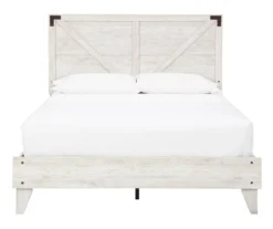 Signature Design By Ashley Shawburn Queen Crossbuck Panel Platform Bed