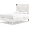 Signature Design By Ashley Shawburn Full Crossbuck Panel Platform Bed
