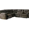 Signature Design By Ashley Tambo Canyon Faux Leather Reclining Sectional -Chic Furniture Store combo800024