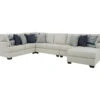 Signature Design By Ashley Lowder Stone 5-Piece Sectional With Right-Facing Chaise -Chic Furniture Store combo870013