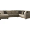 Signature Design By Ashley Abalone Faux Leather Sectional -Chic Furniture Store combo880001