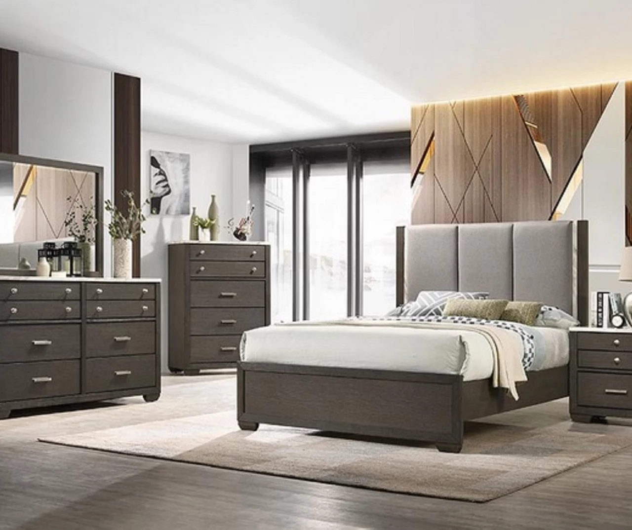 Southall King Upholstered Bed 4 Southall King Upholstered Bed - Image 2