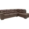 Signature Design By Ashley Maderla Brown Faux Leather Sectional -Chic Furniture Store combo910004