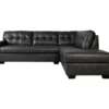 Signature Design By Ashley Battstone Steel Faux Leather Sectional 1 Signature Design By Ashley Battstone Steel Faux Leather Sectional -Chic Furniture Store combo920007