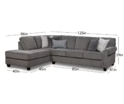 Broyhill Tripoli Slate Sectional -Chic Furniture Store combo920021 5