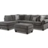 Broyhill Tripoli Slate Sectional & Ottoman Set