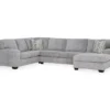 Broyhill Pembrey Pewter 3-Piece Sectional -Chic Furniture Store combo980194